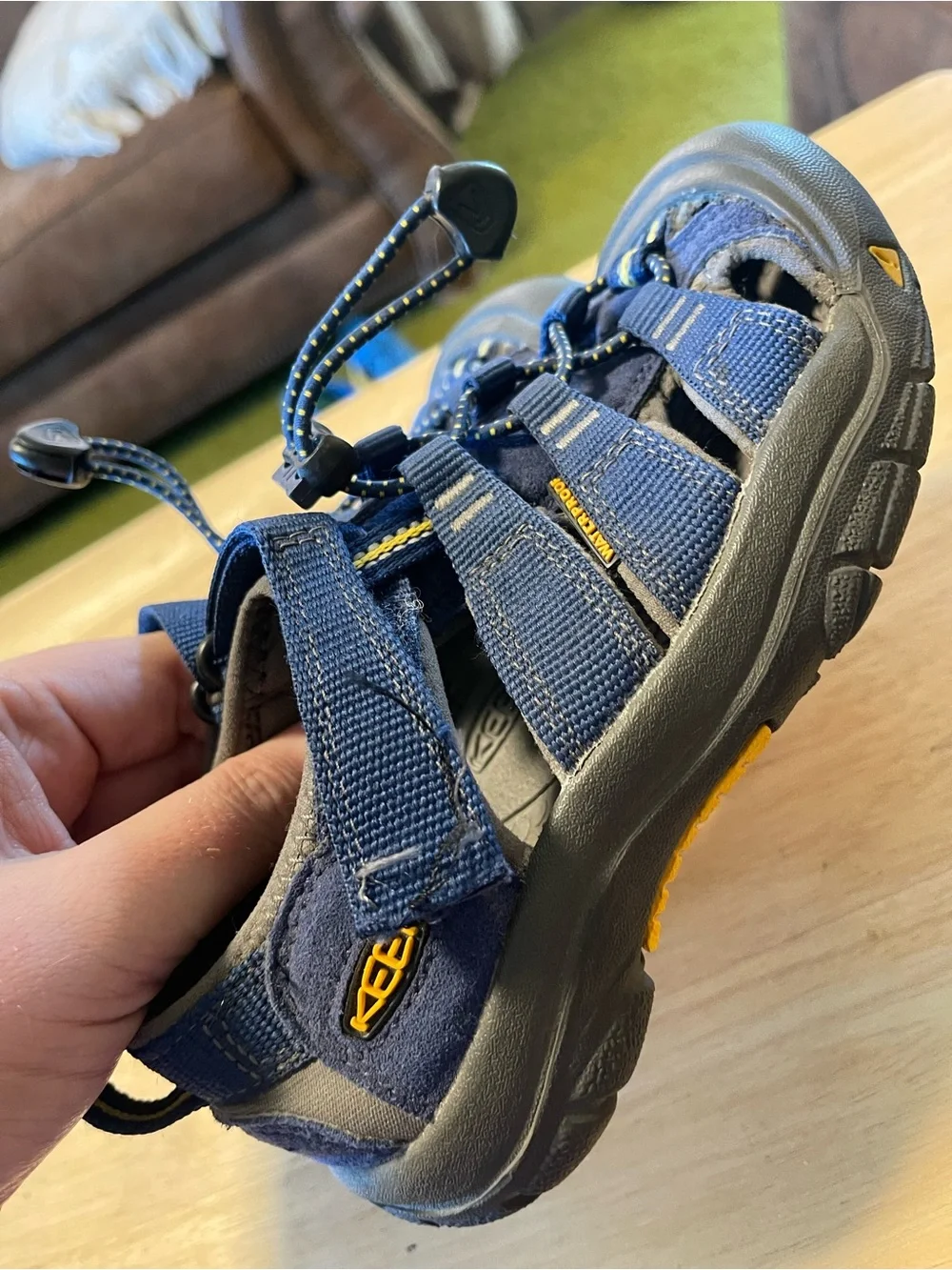 Keen Newport H2 Hiking Sandals Size 13 Youth Blue Water Shoes Casual Outdoor